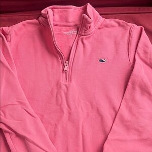 Vineyard Vines Coral Boy's 1/4 Zip